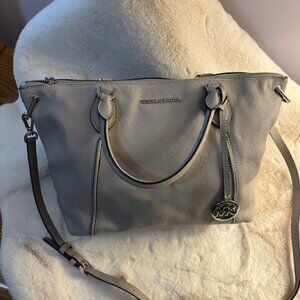 Michael Kors Gray Pebble Leather Purse